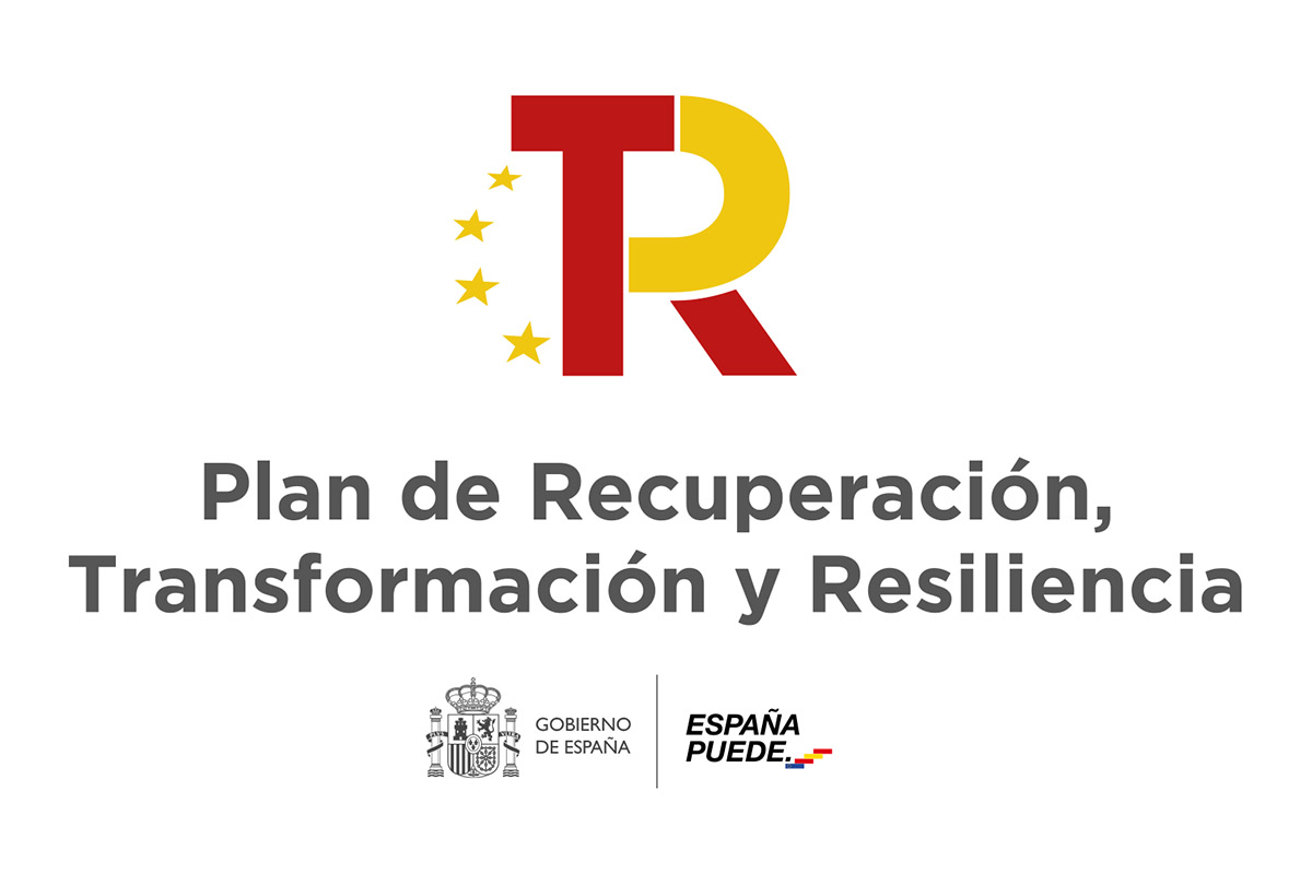 Logotipo do Plan de Recuperación, Transformación e Resiliencia