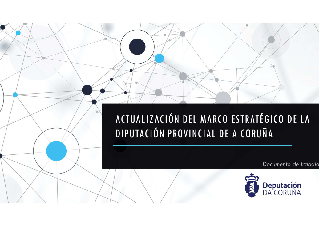 Actualización del marco estratégico de la Diputación de A Coruña
